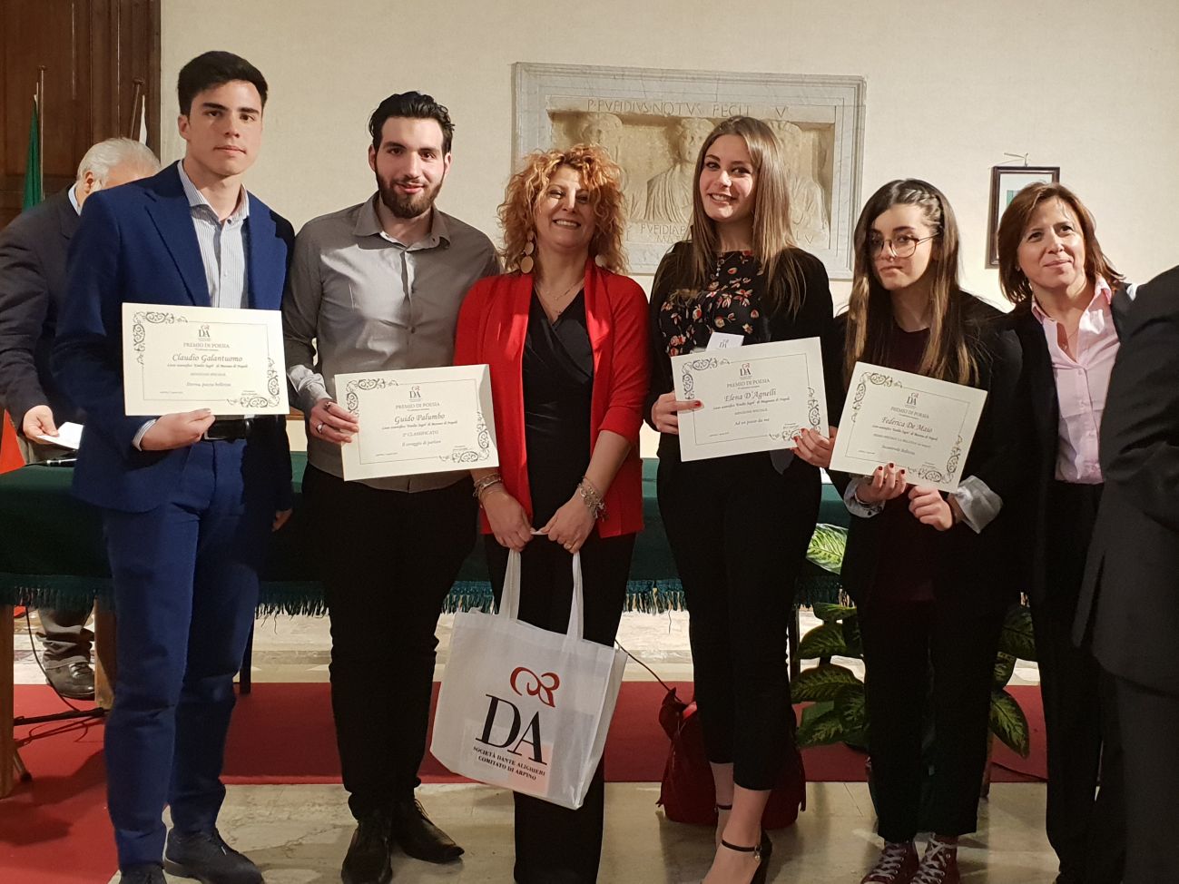 Premio di poesia Società Dante Alighieri, 8 aprile 2018, Arpino